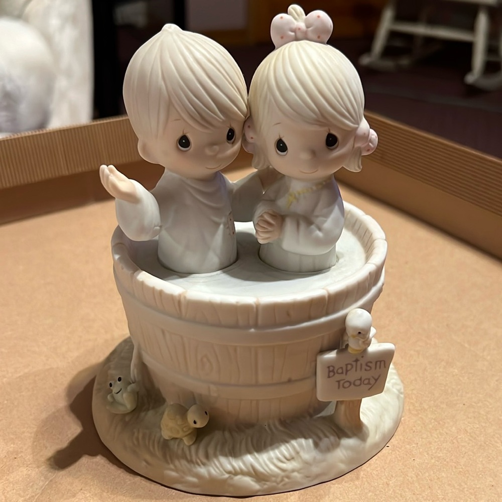 Precious Moments Let The Whole World Know Baptism Figurine